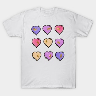 Hearts. Valentines day T-Shirt